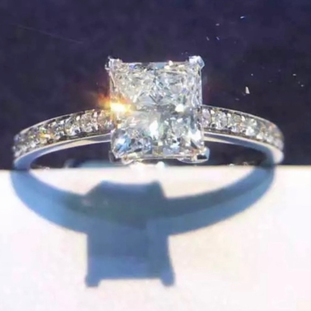 Engagement bridal wedding ring